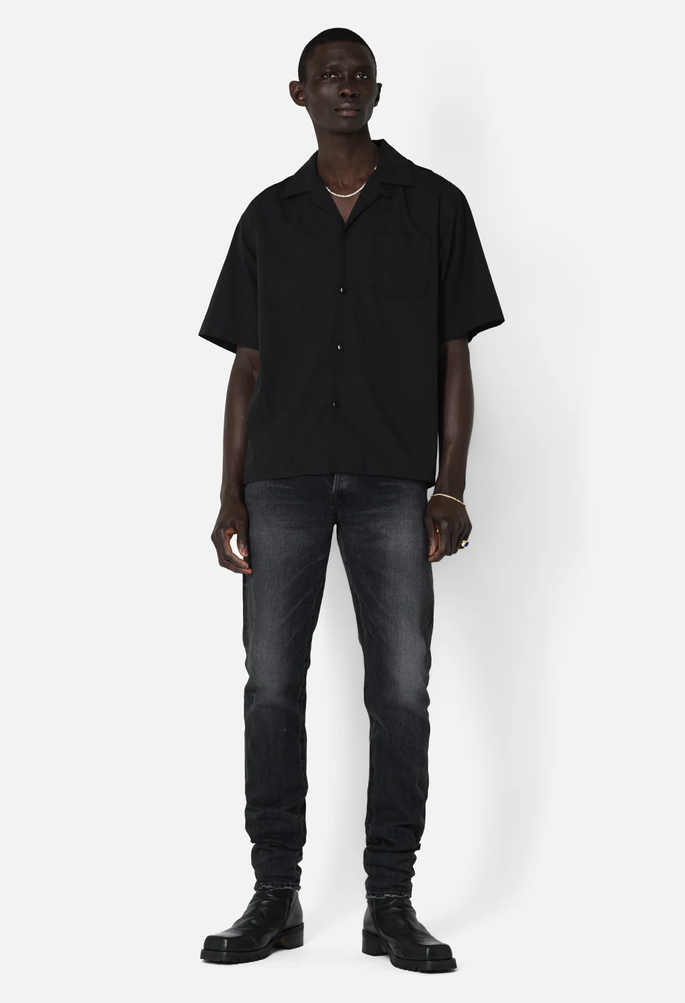 Camp Shirt / Black - Image 4