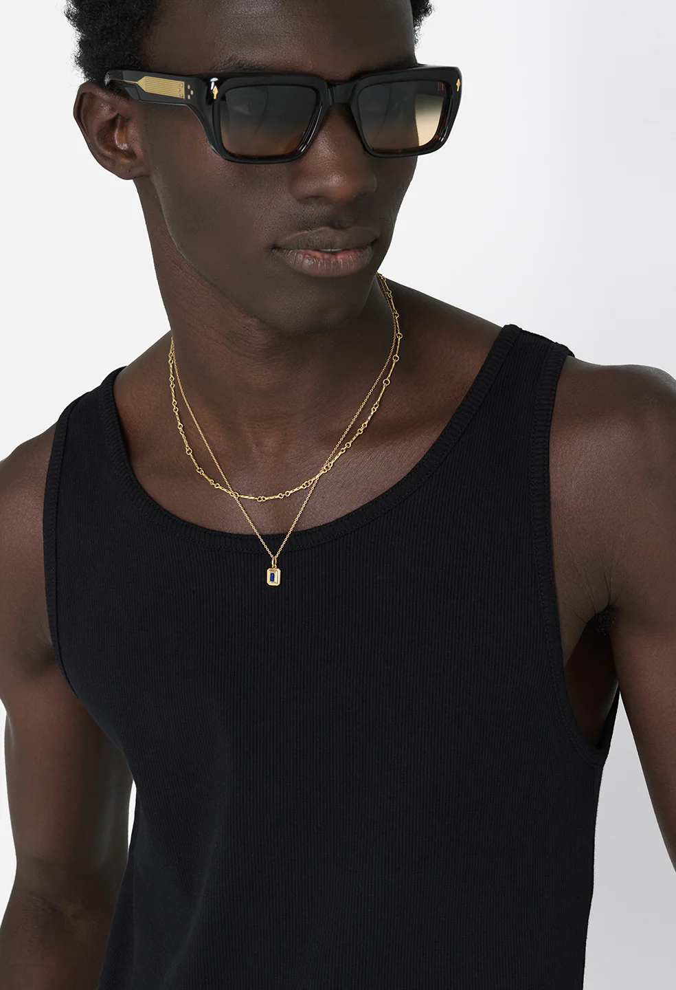Campus Rib Tank / Black - Image 2