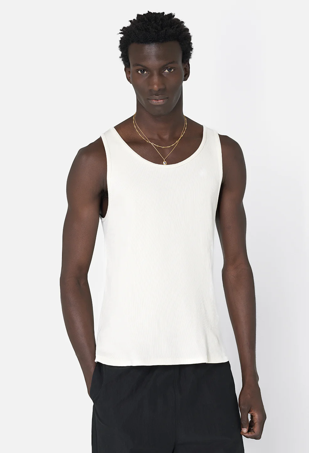 Campus Rib Tank / Salt - Image 2