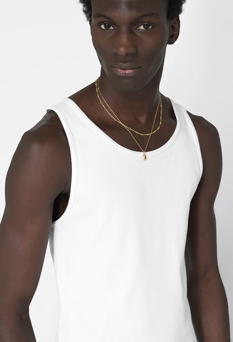 Campus Rib Tank / White - Image 2