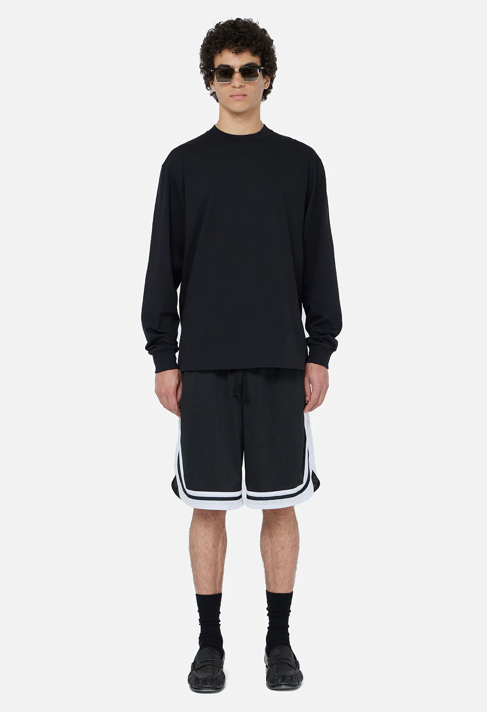 Core LS University Tee  / Black - Image 3