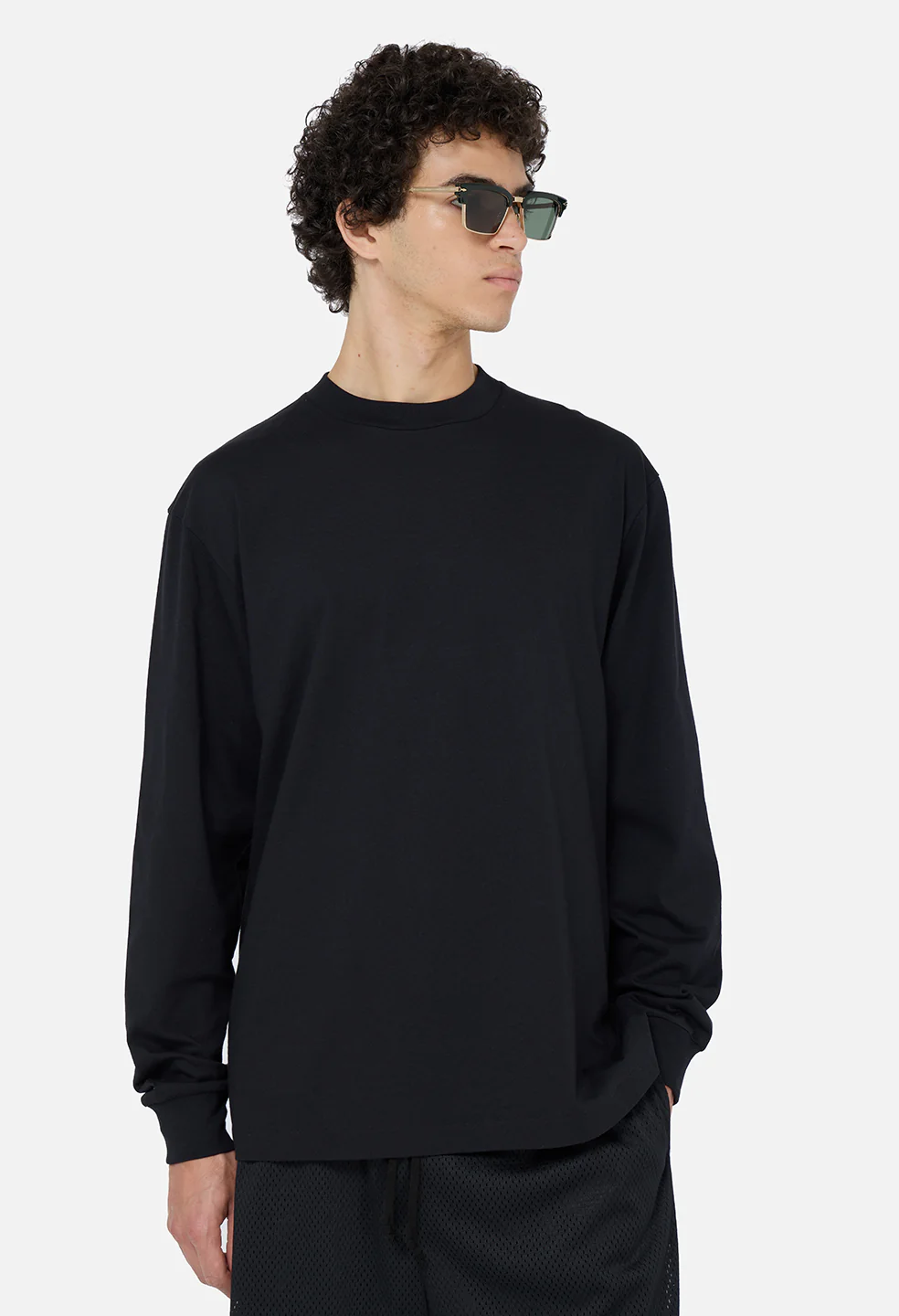 Core LS University Tee  / Black - Image 6