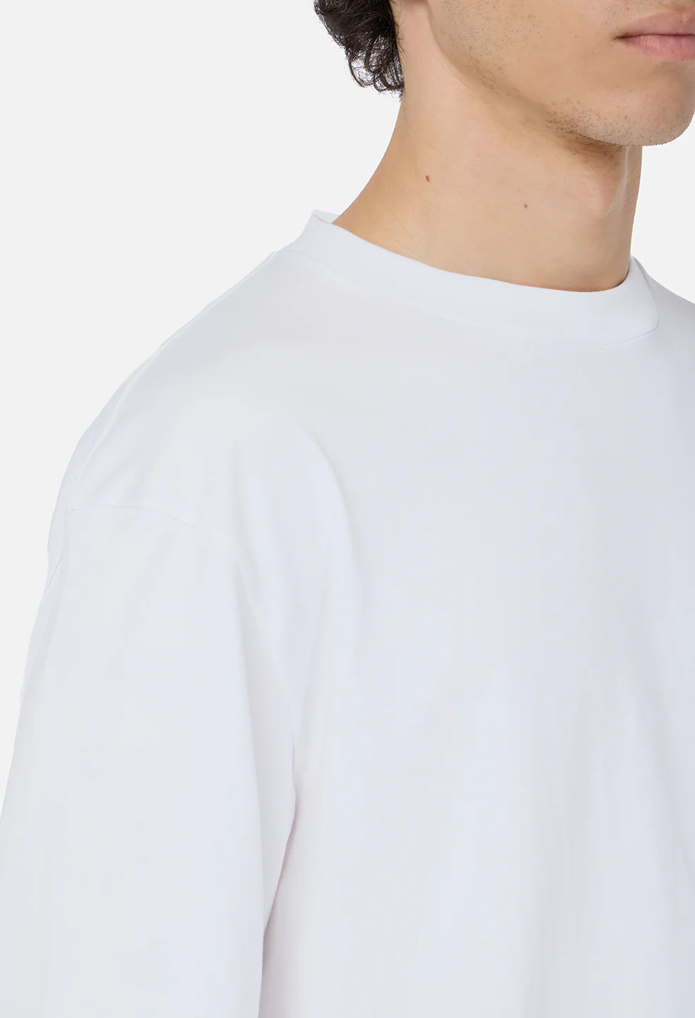 Core LS University Tee  / White - Image 7