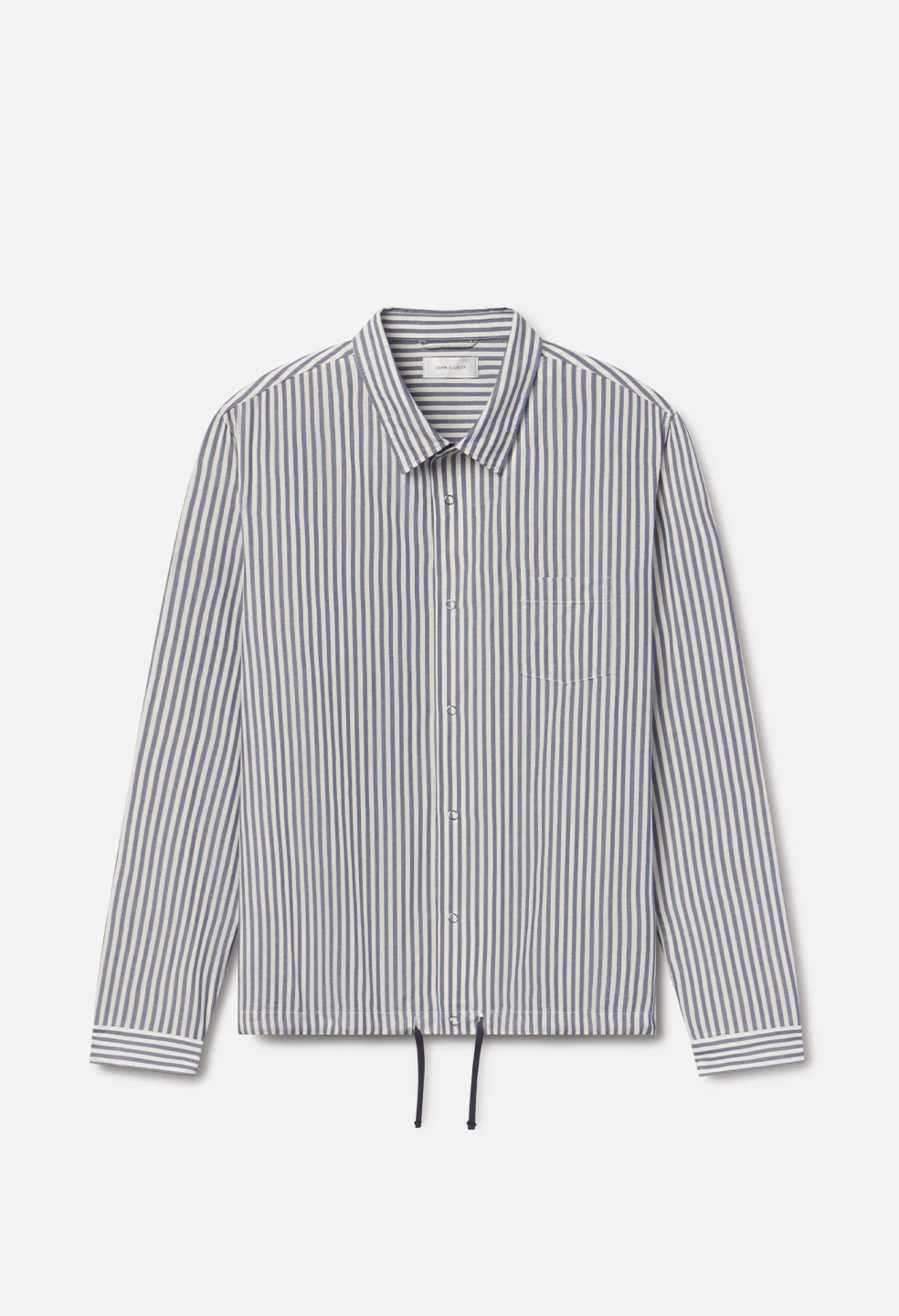 Gallery Snap Shirt / Blue x White Stripe