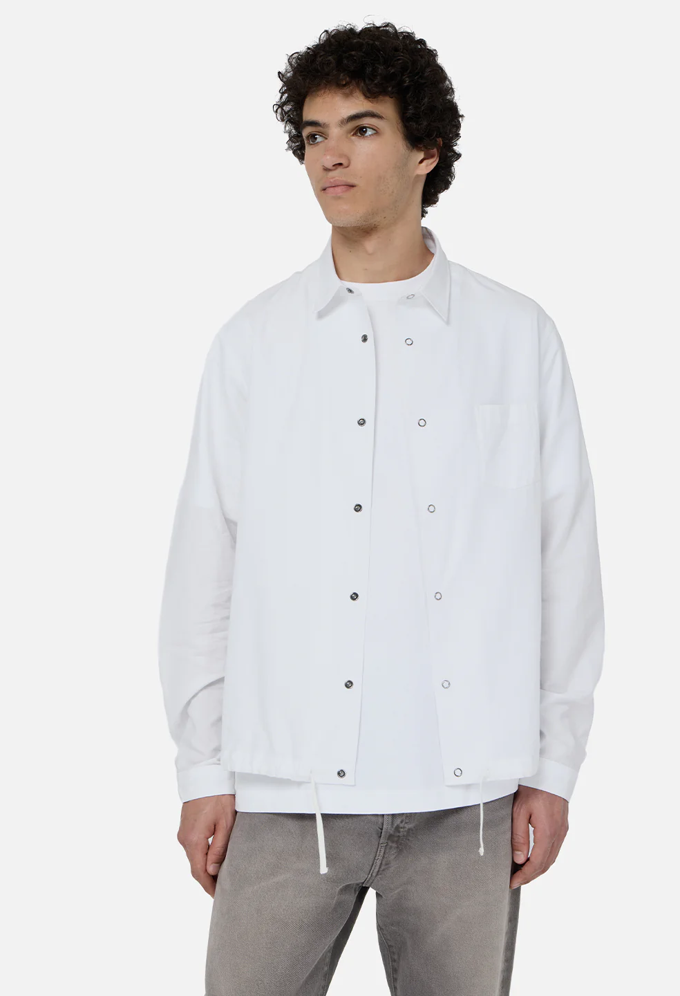 Gallery Snap Shirt / White - Image 2