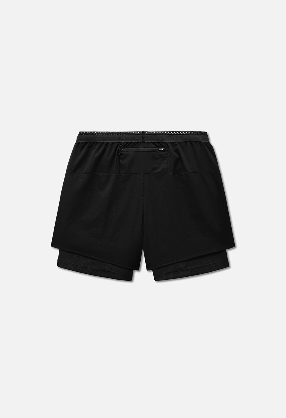 Grid-Mesh Sprint Shorts / Black - Image 2