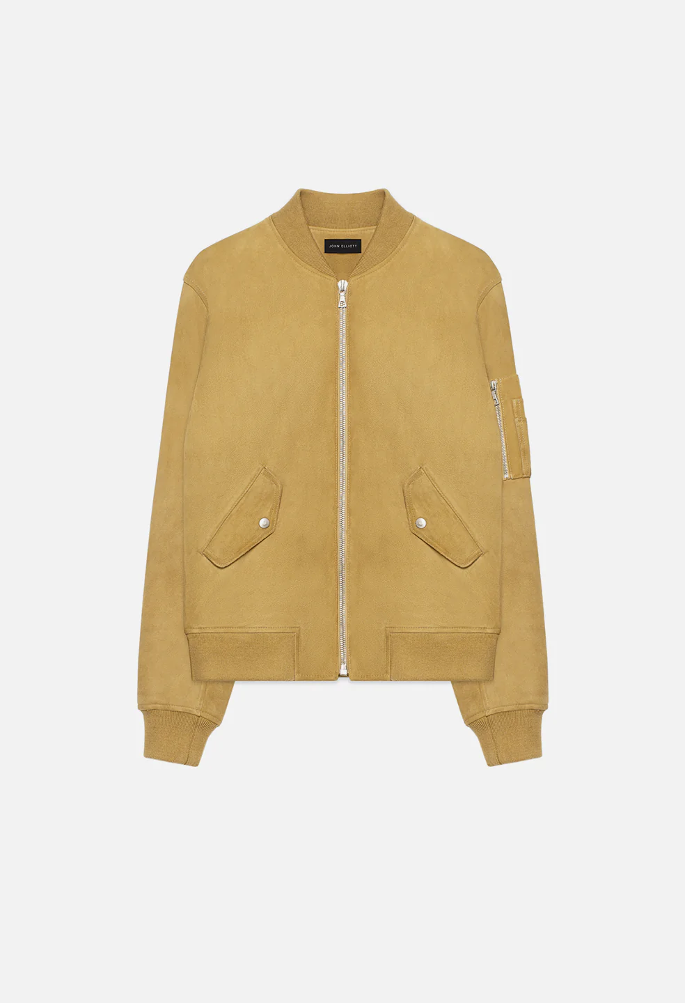 Leather Bogota Bomber / Tan Suede