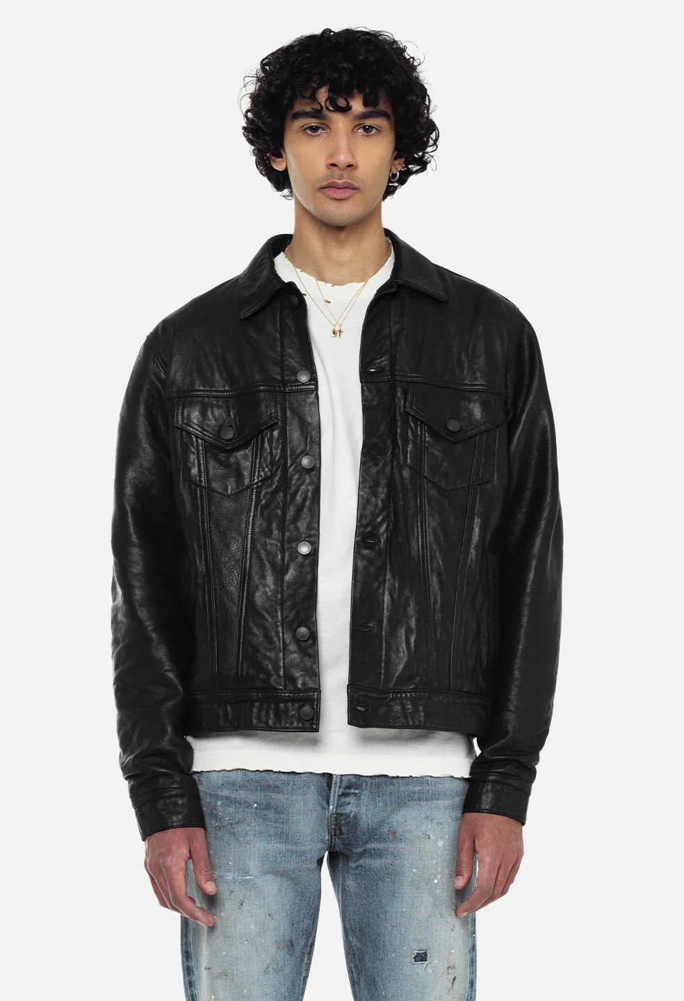 Leather Thumper Jacket Type III / Black - Image 2