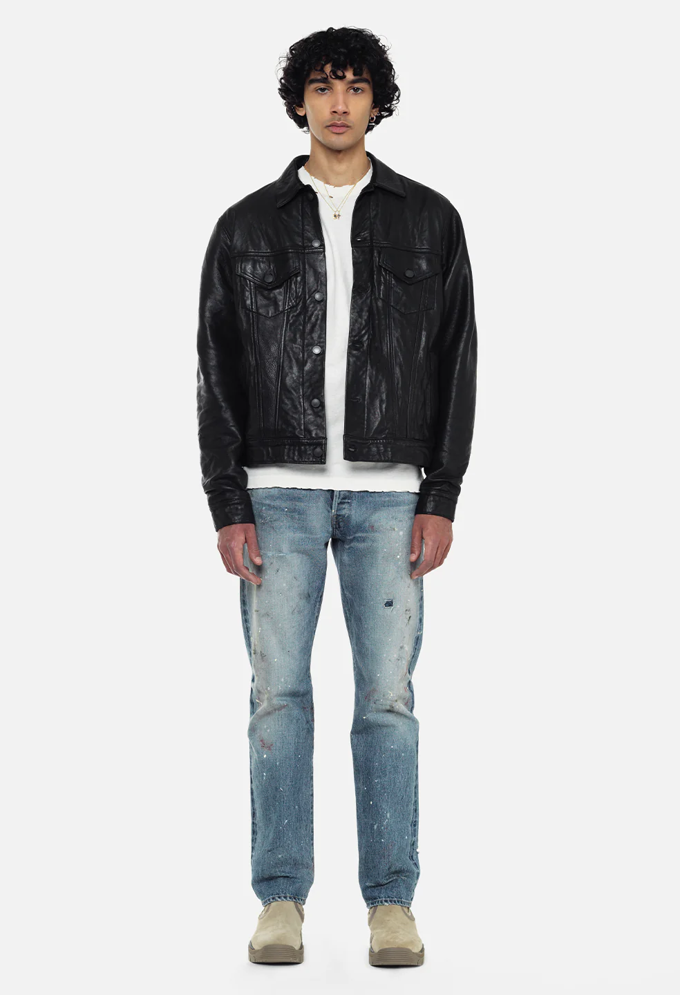 Leather Thumper Jacket Type III / Black - Image 3
