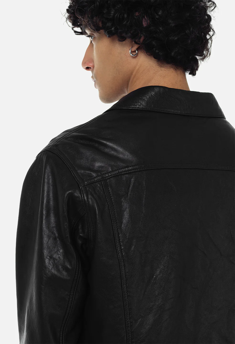 Leather Thumper Jacket Type III / Black - Image 8