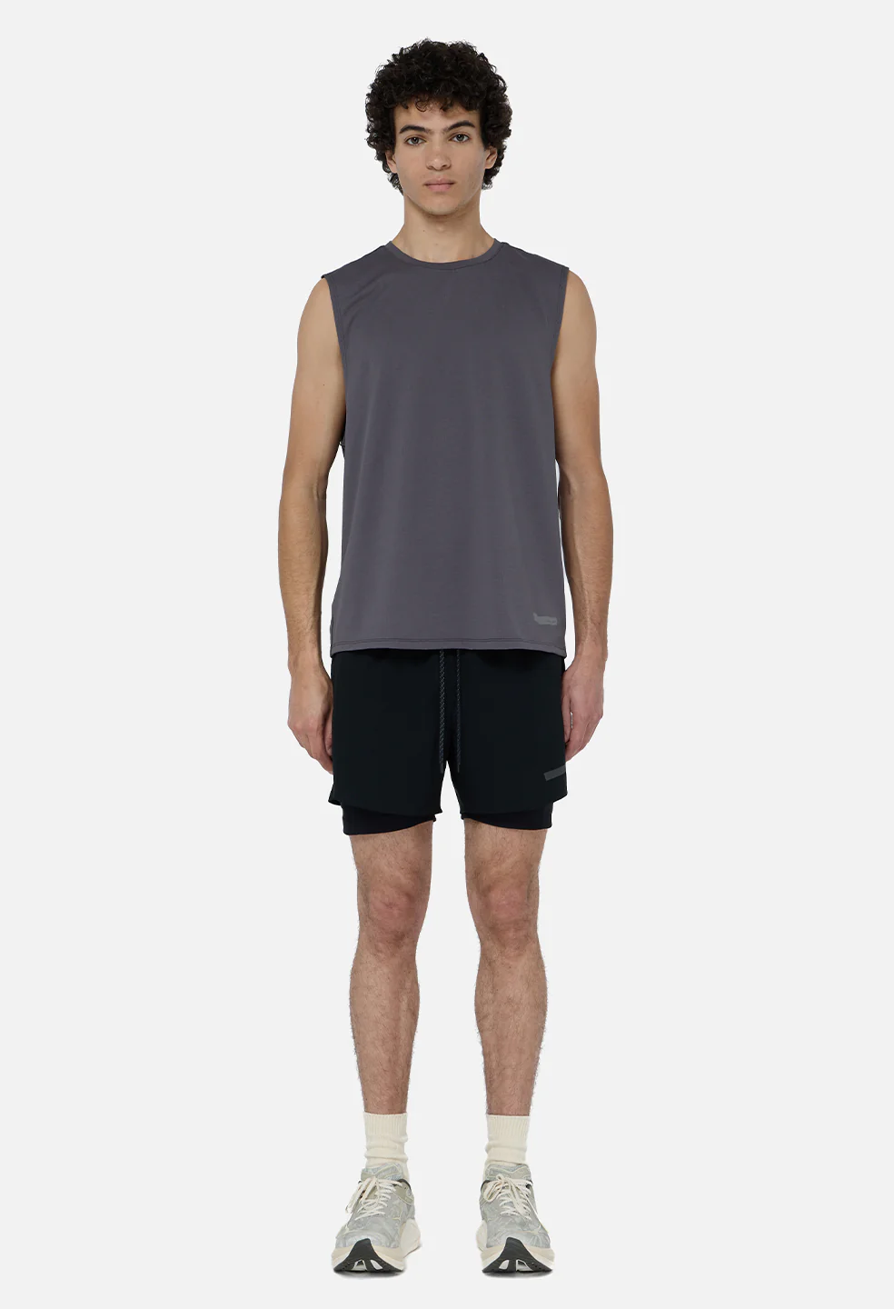 Pace Muscle Tee / Charcoal - Image 3
