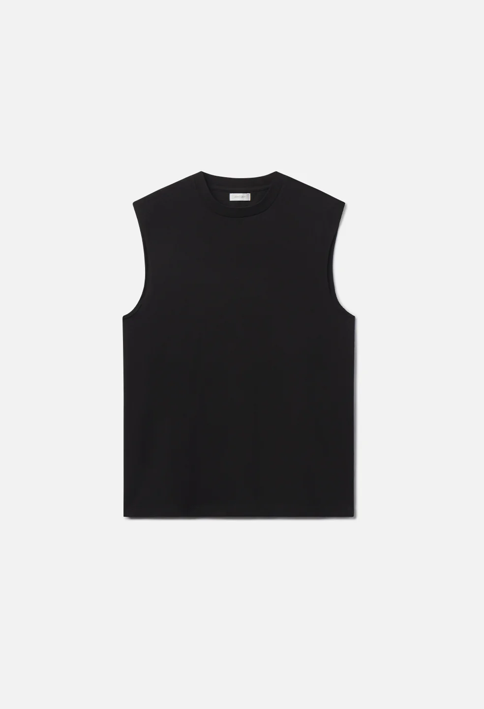 Recycled Cotton Campus Cut-Off Tee / Black