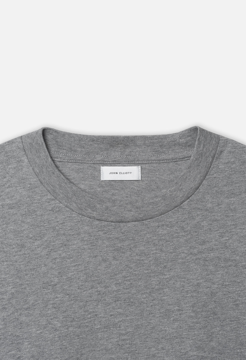 Recycled Cotton LS University Tee / Heather Grey - Image 7