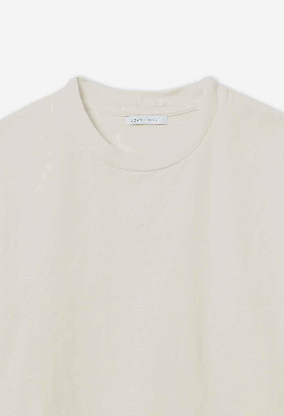 Recycled Cotton Riviera Cropped Tee / Salt - Image 2