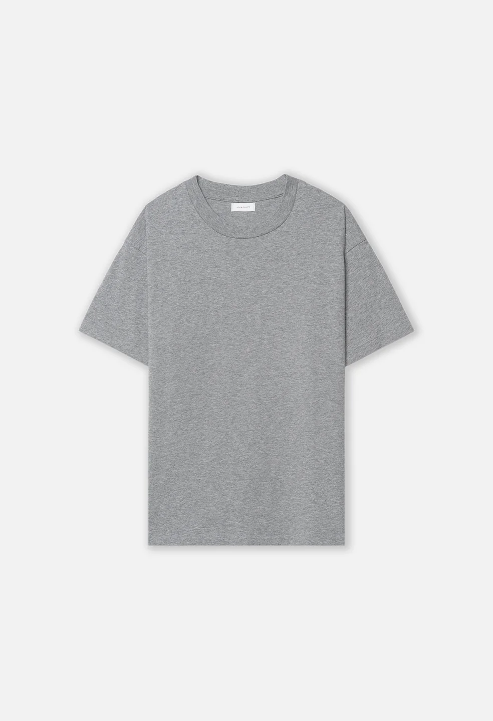 Recycled Cotton University Tee / Heather Grey