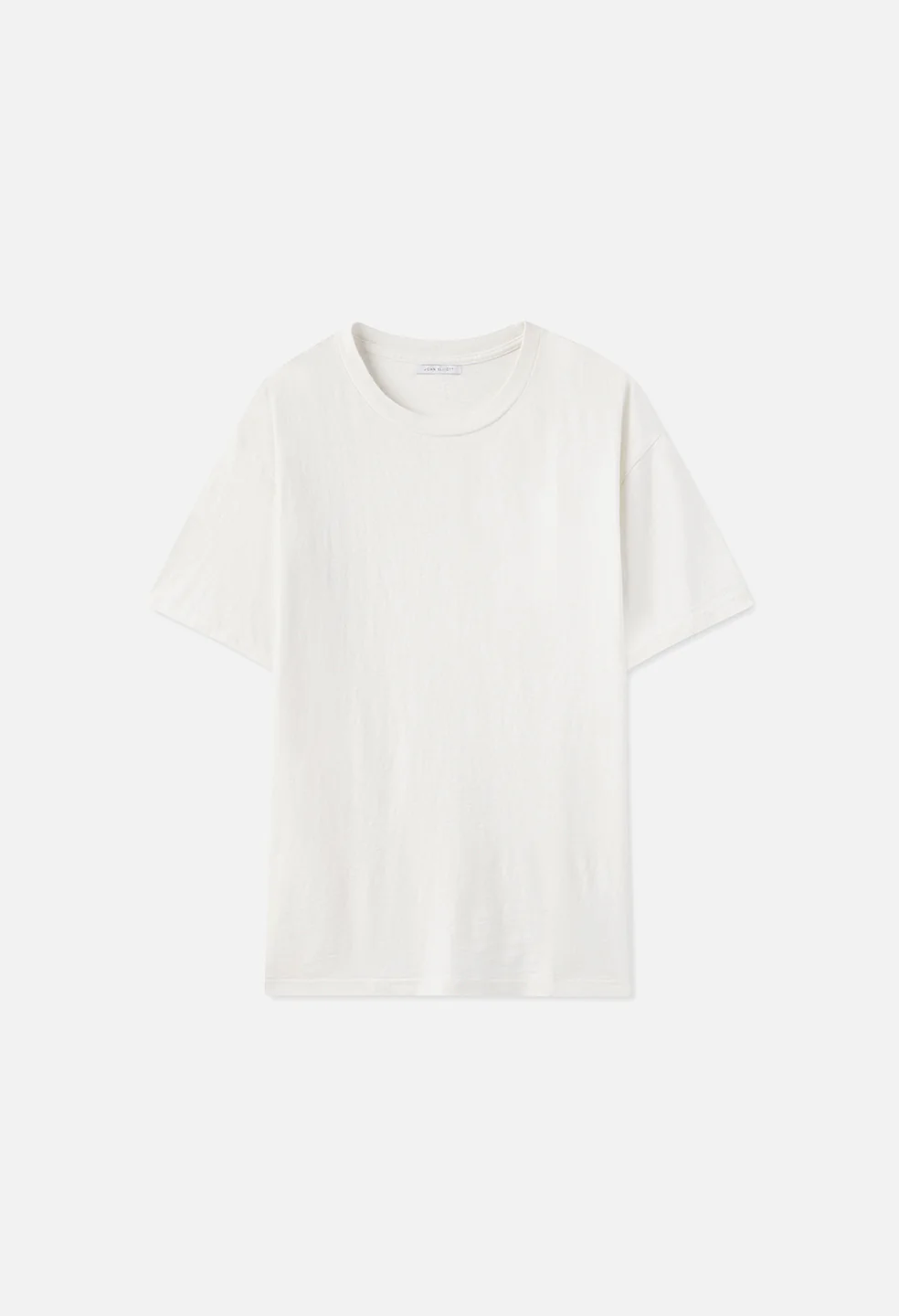 Recycled Cotton University Tee / Salt