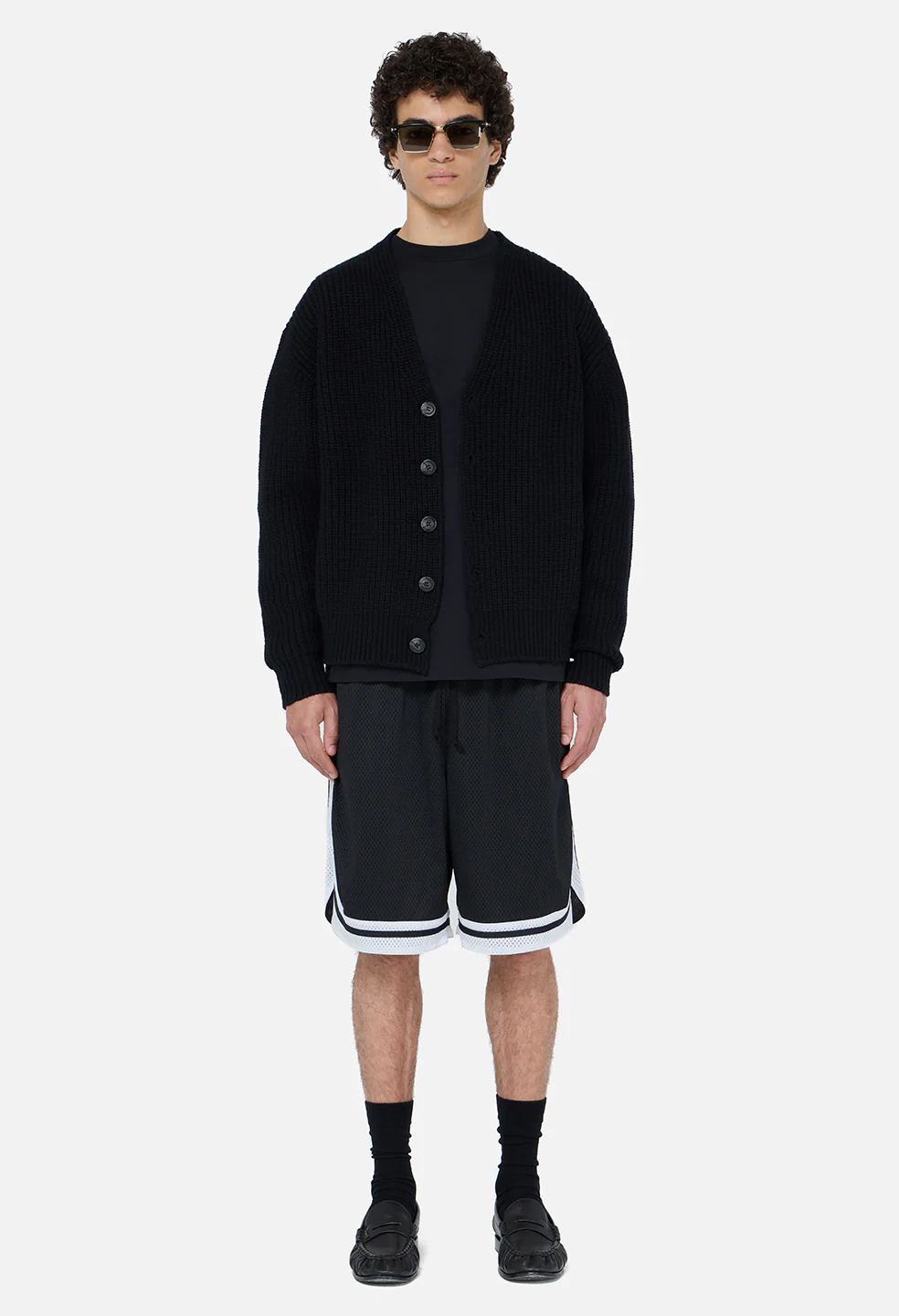Shaolin Court Shorts / Black x White - Image 3