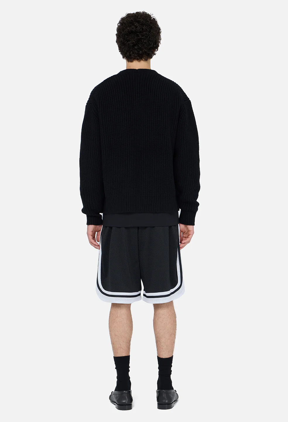 Shaolin Court Shorts / Black x White - Image 5