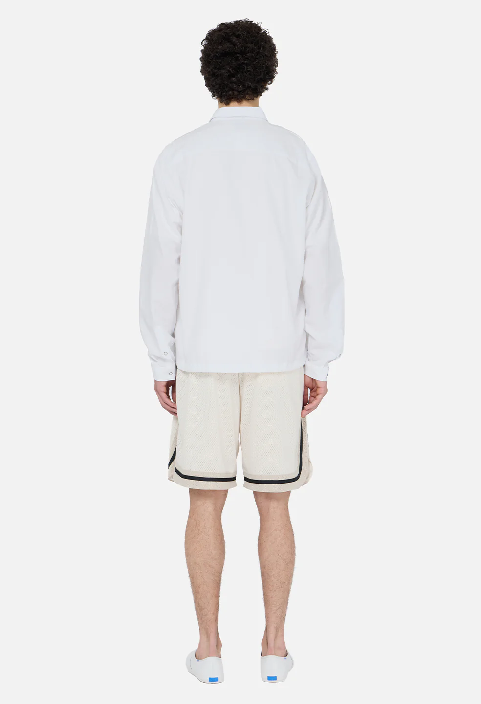 Shaolin Court Shorts / Salt x Tan - Image 5