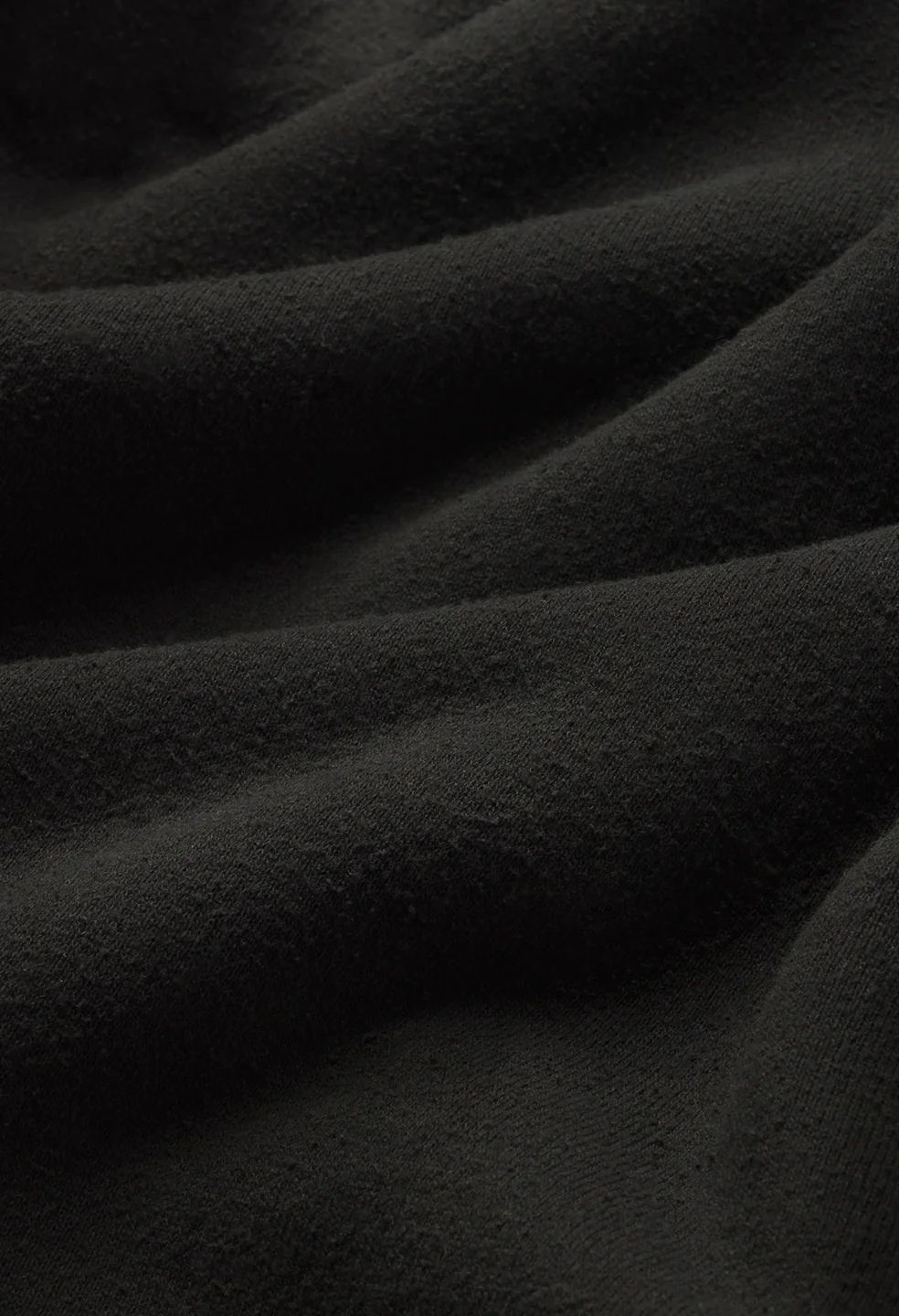 Silk Noil Full Zip / Black - Image 2