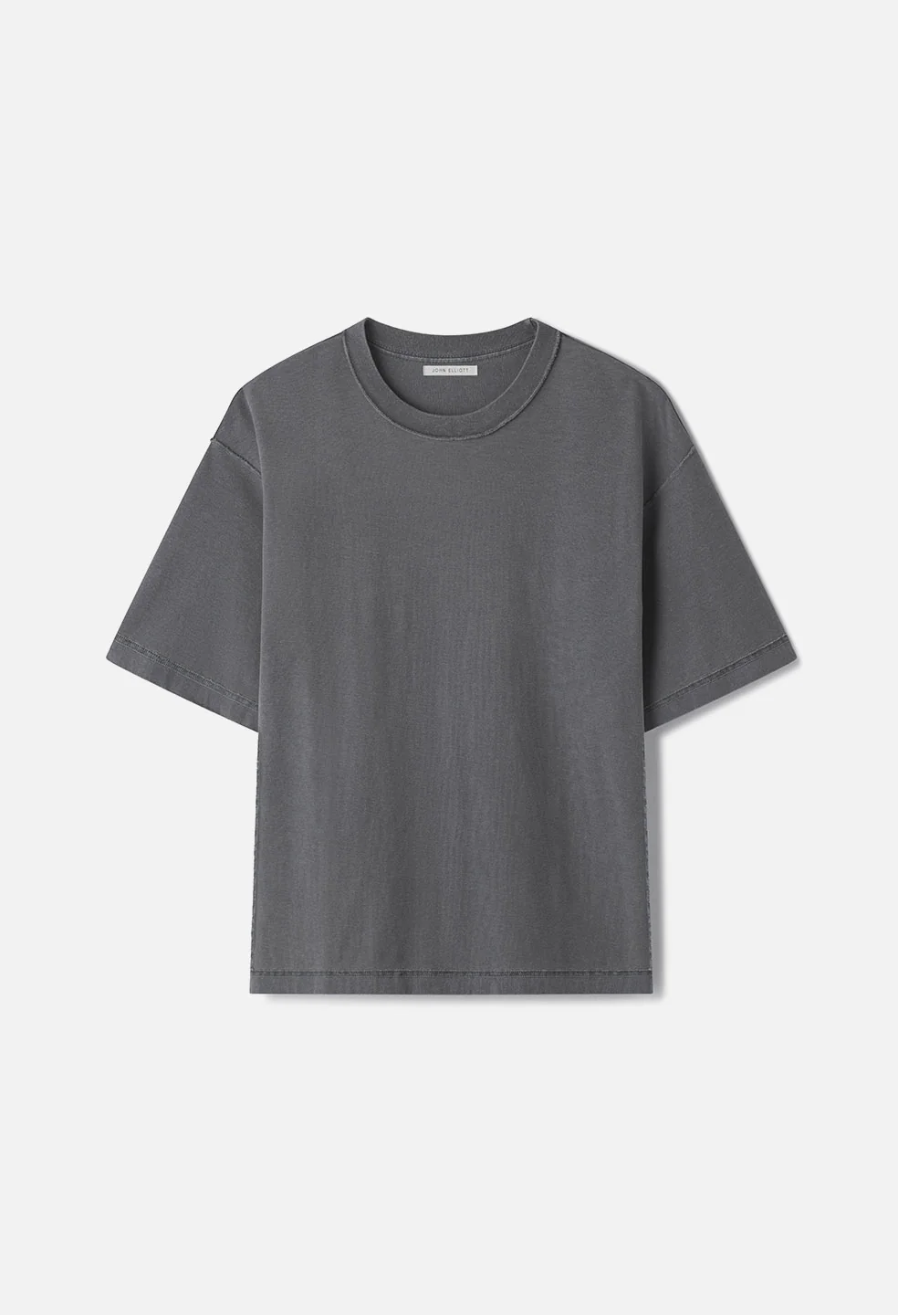 Summer Reversed Cropped Tee / Washed Black