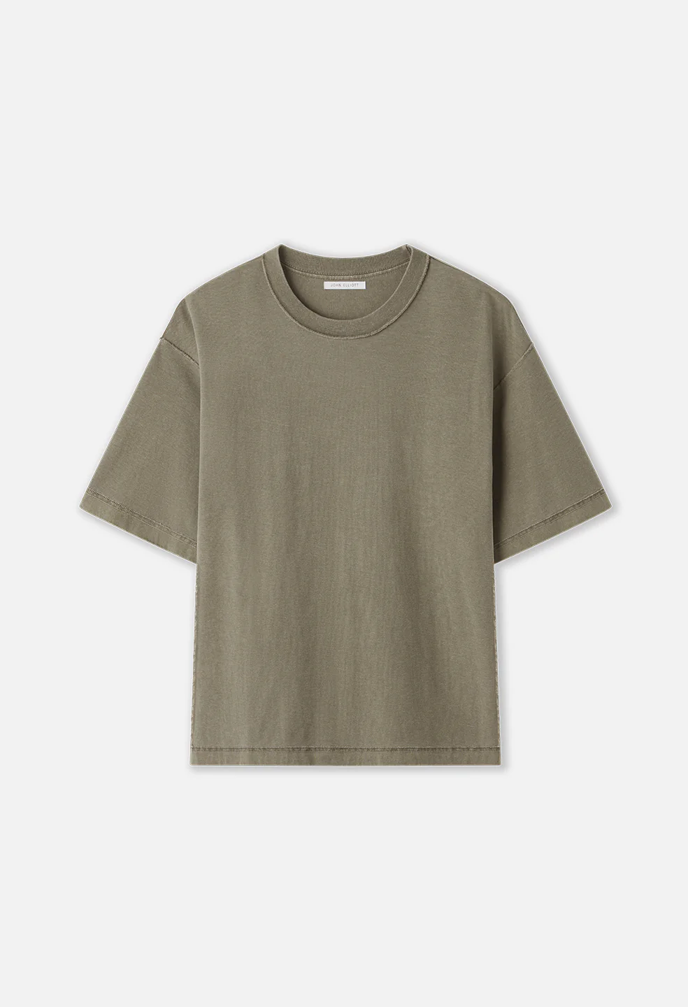Summer Reversed Cropped Tee / Washed Oak