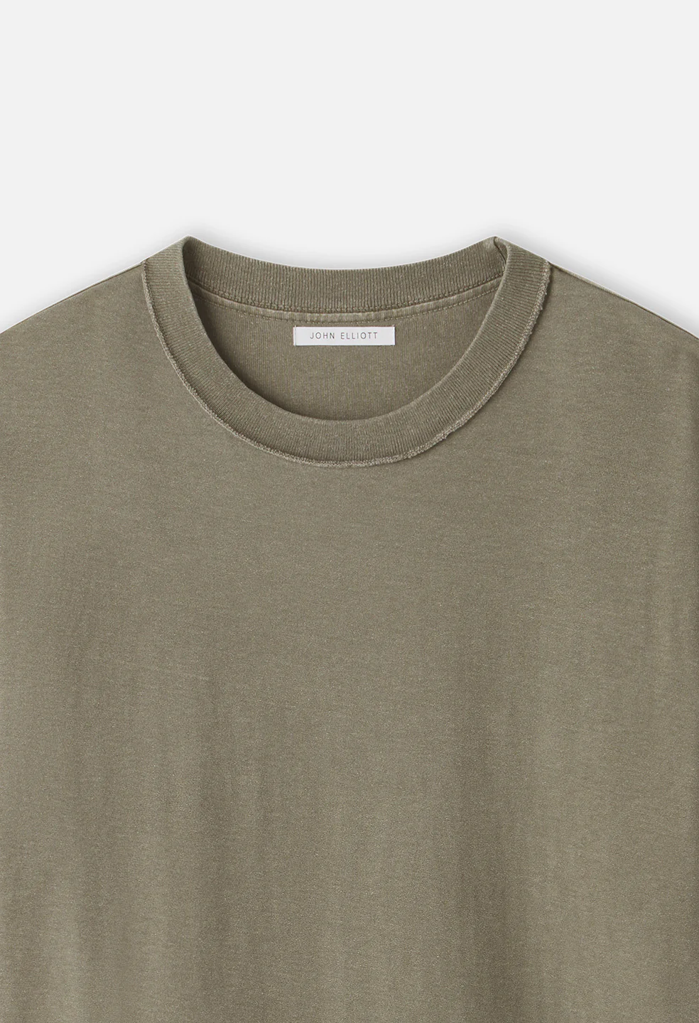 Summer Reversed Cropped Tee / Washed Oak - Image 2