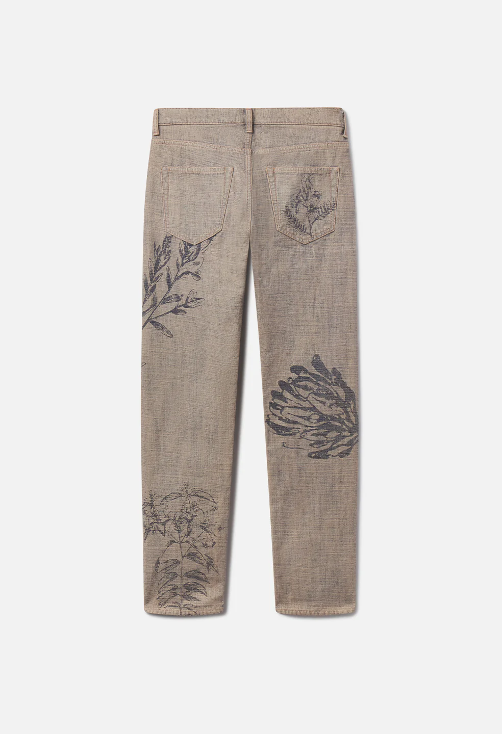 The Daze Selvedge / Reversed Indigo Floral - Image 2