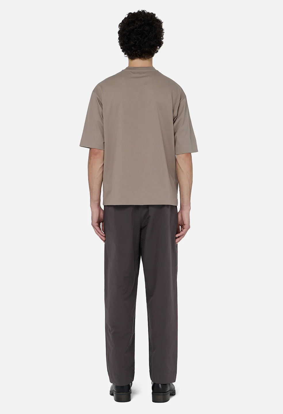 Vero Brushed Nylon Lounge Pant / Charcoal - Image 5