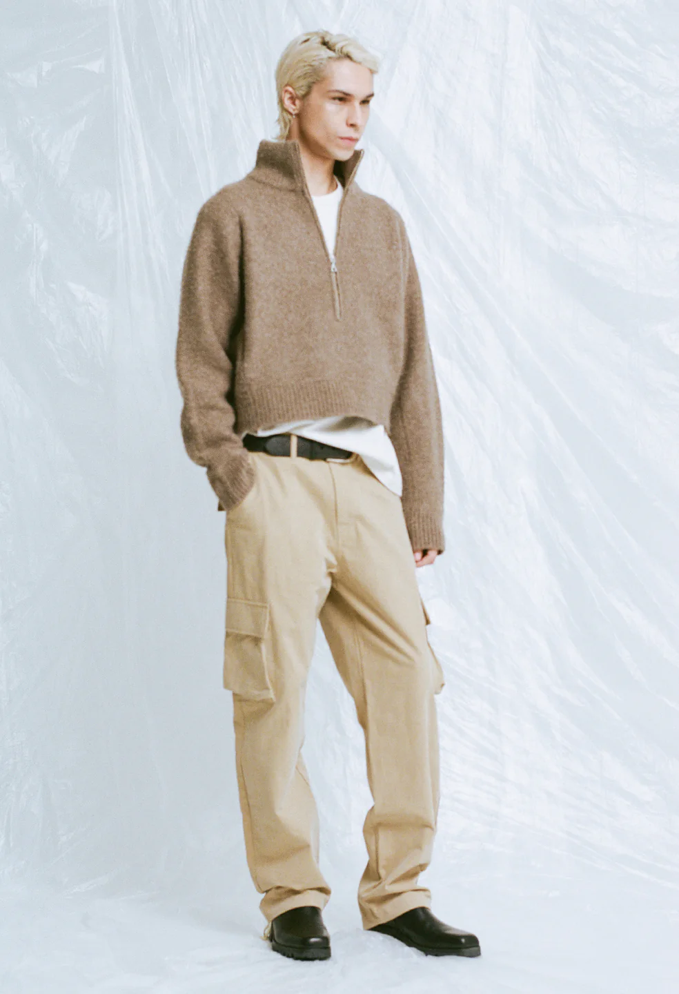 Washed Corpus Cargo Pants / Desert - Image 2